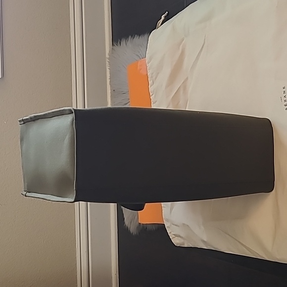 Nwt! Sezane le cabas tote bag in khaki - Picture 7 of 10